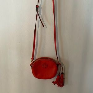 Tory Burch coral red crossbody